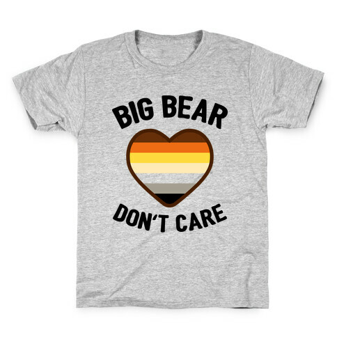 Big Bear, Don't Care Kids T-Shirt