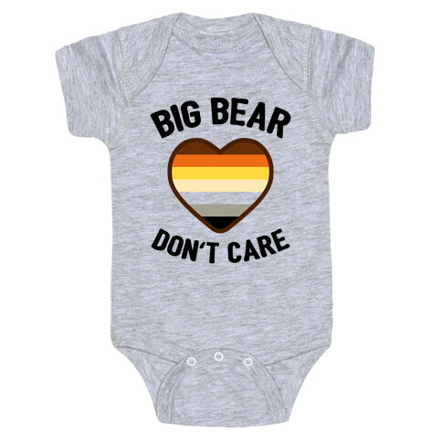 Big Bear, Don't Care Baby One-Piece