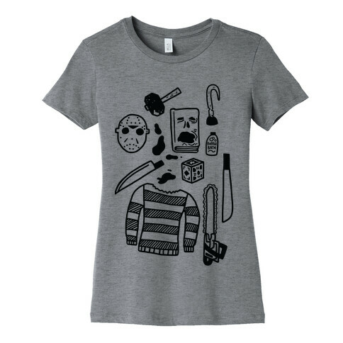 Slasher Slumber Party Kit Womens T-Shirt