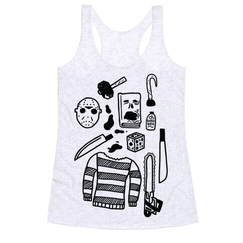 Slasher Slumber Party Kit Racerback Tank Top