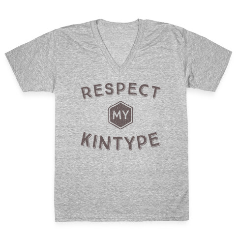 Respect My Kintype V-Neck Tee Shirt