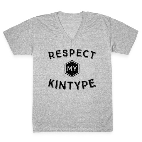 Respect My Kintype V-Neck Tee Shirt