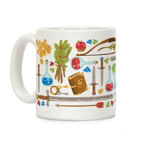 Fantasy RPG Adventurer Kit Coffee Mug