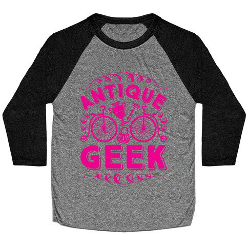 Antique Geek Baseball Tee