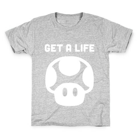 Green Mushroom (Get A Life) Kids T-Shirt