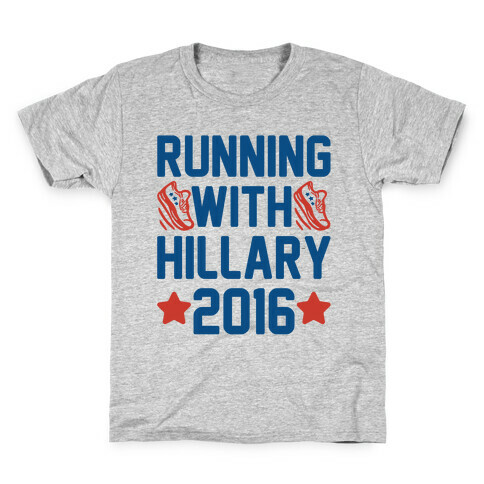 Running With Hillary 2016 Kids T-Shirt