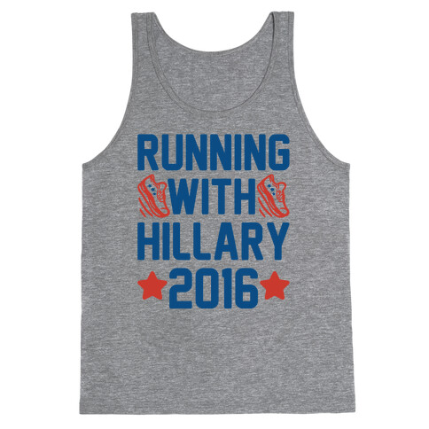 Running With Hillary 2016 Tank Top