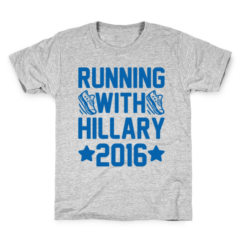 Running With Hillary 2016 Kids T-Shirt