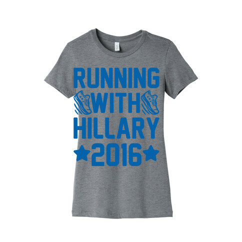 Running With Hillary 2016 Womens T-Shirt