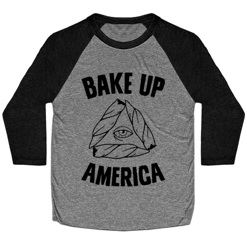 Bake Up America Baseball Tee