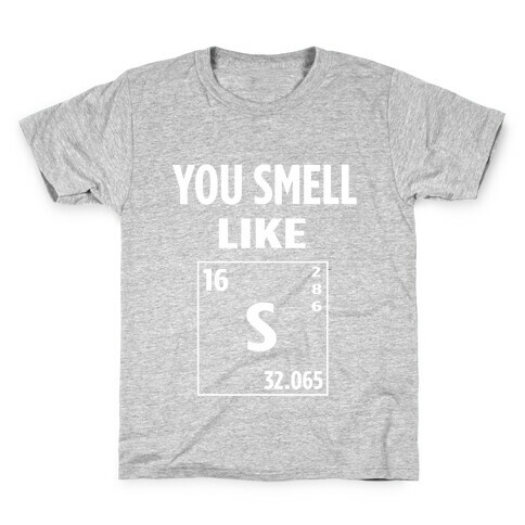 You Smell Like [Ne] 3s2 3p4 Kids T-Shirt