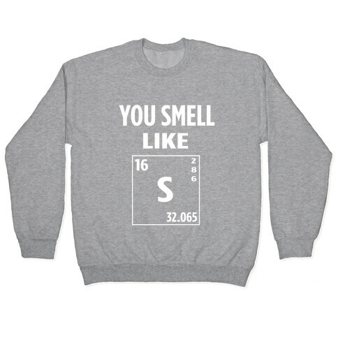 You Smell Like [Ne] 3s2 3p4 Pullover