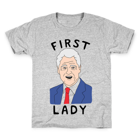 First Lady Bill Clinton Kids T-Shirt