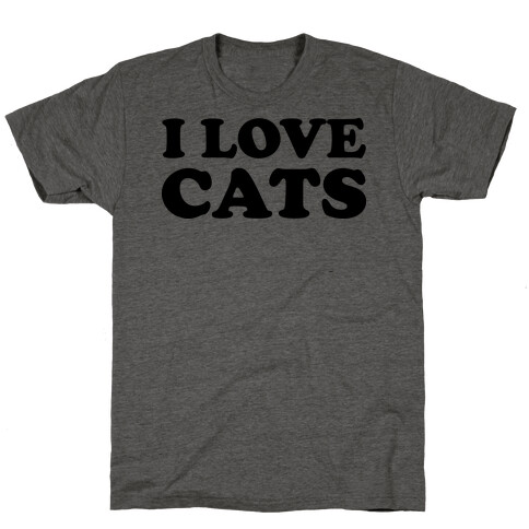 I Love Cats T-Shirt