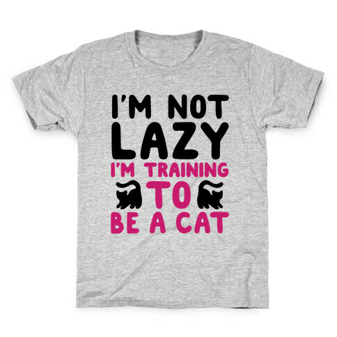 Training To Be a Cat Kids T-Shirt