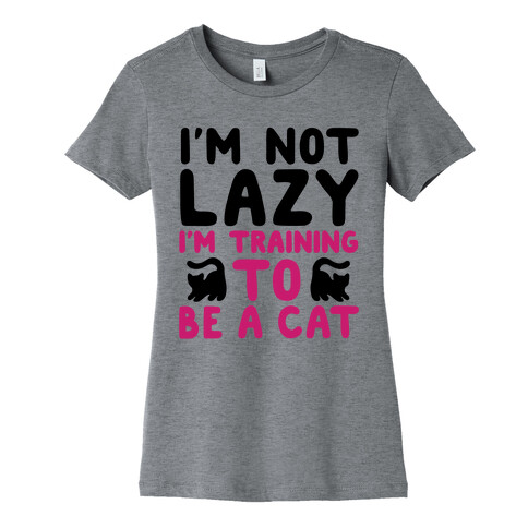 Training To Be a Cat Womens T-Shirt