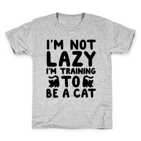 Training To Be a Cat Kids T-Shirt