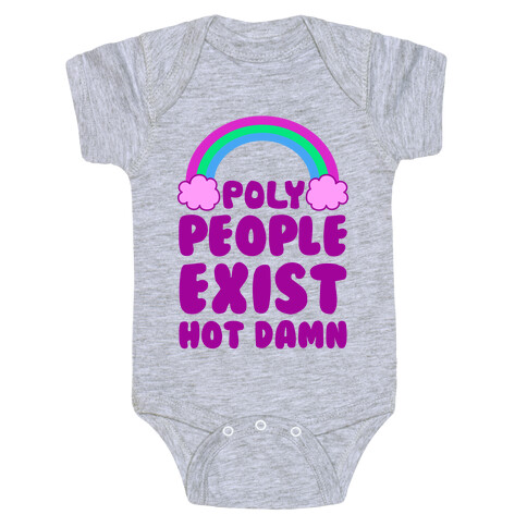 Poly People Exist, Hot Damn (Polysexual) Baby One-Piece