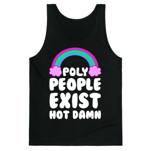Poly People Exist, Hot Damn (Polysexual) Tank Top