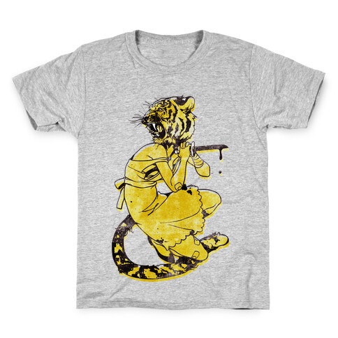 Tiger Woman Kids T-Shirt