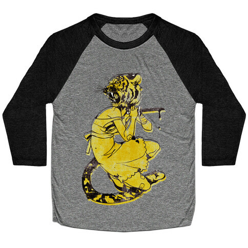 Tiger Woman Baseball Tee