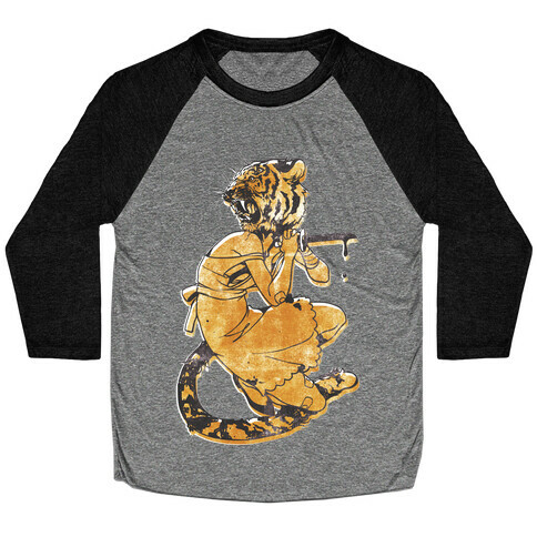 Tiger Woman Baseball Tee