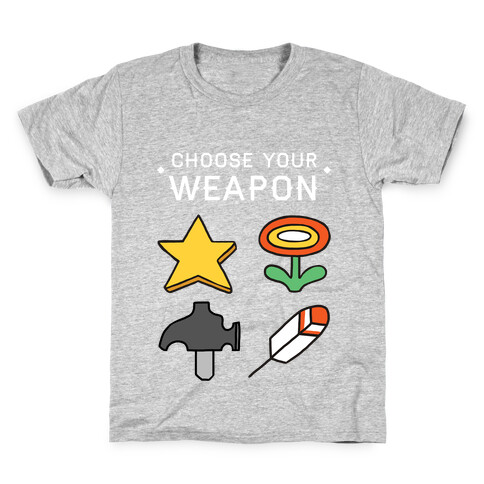 Choose Your Weapon Parody Kids T-Shirt