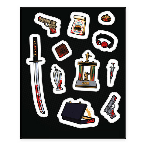 Cult Classic Icons Stickers and Decal Sheet