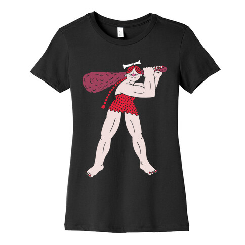 Cavegirl Womens T-Shirt