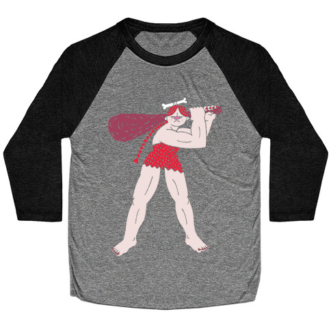 Cavegirl Baseball Tee