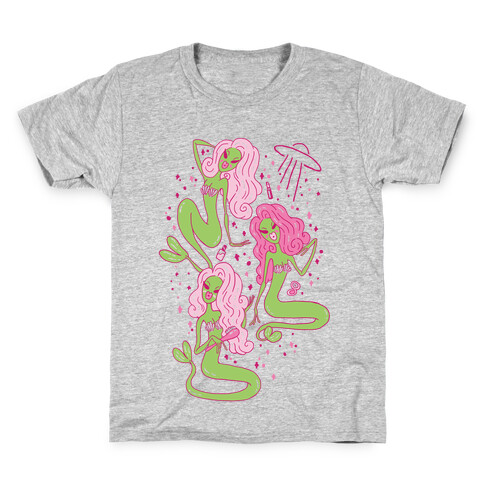 Mermaid Martians Kids T-Shirt