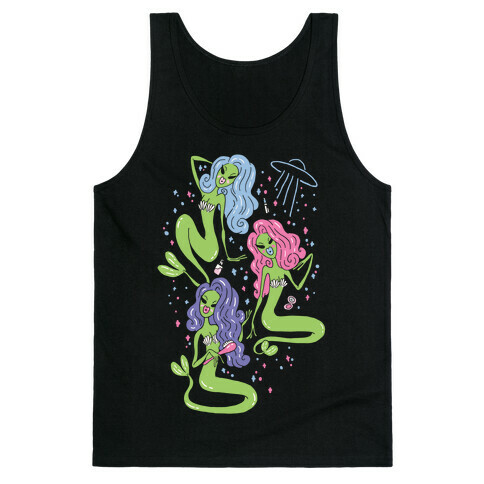 Mermaid Martians Tank Top