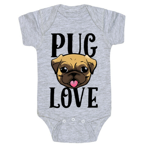 Pug Love Baby One-Piece