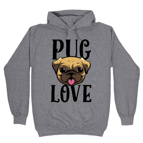 Pug Love Hooded Sweatshirt