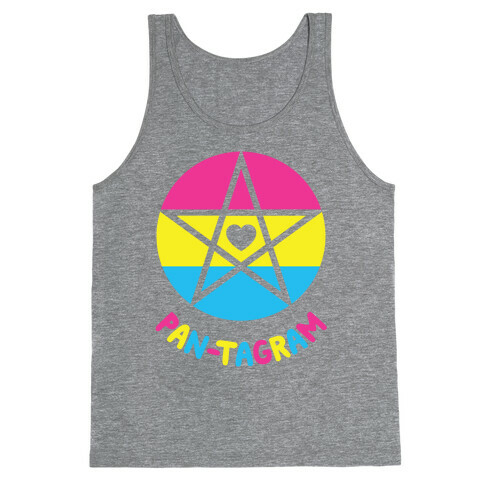 Pan-tagram (Pansexual Pentagram) Tank Top