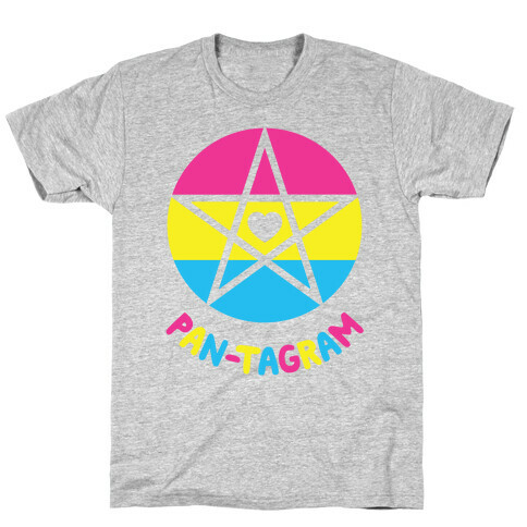 Pan-tagram (Pansexual Pentagram) T-Shirt