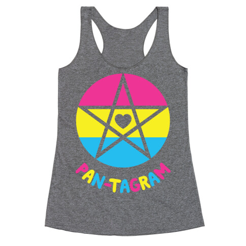 Pan-tagram (Pansexual Pentagram) Racerback Tank Top