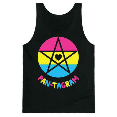 Pan-tagram (Pansexual Pentagram) Tank Top