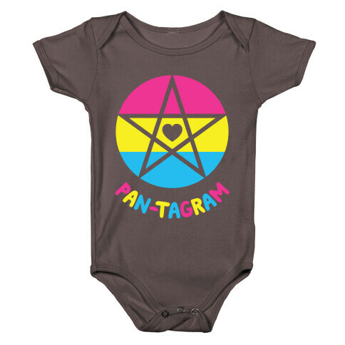 Pan-tagram (Pansexual Pentagram) Baby One-Piece