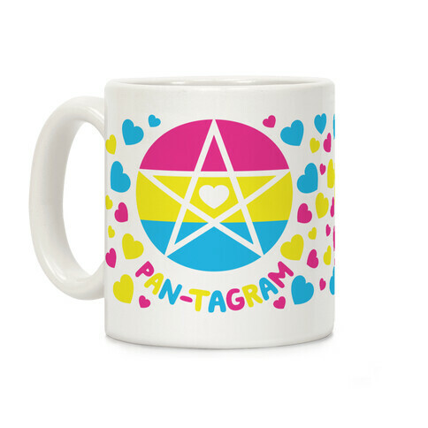 Pan-tagram (Pansexual Pentagram) Coffee Mug