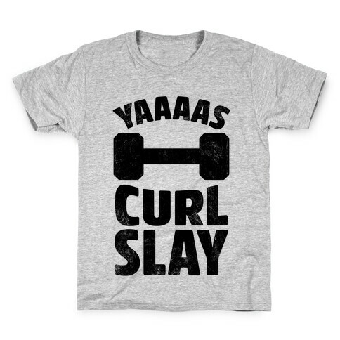 Yaaaas Curl Slay Kids T-Shirt
