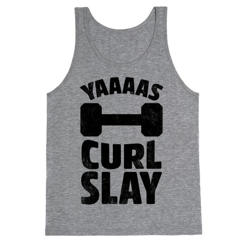 Yaaaas Curl Slay Tank Top