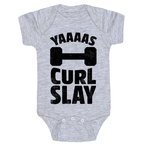 Yaaaas Curl Slay Baby One-Piece