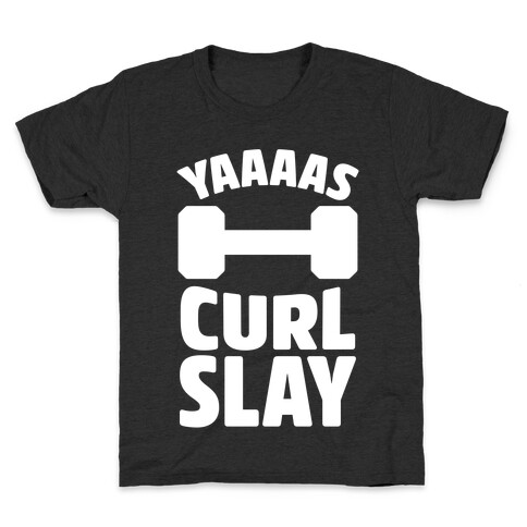 Yaaaas Curl Slay Kids T-Shirt