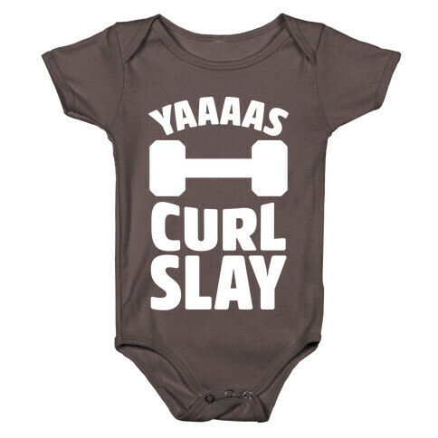 Yaaaas Curl Slay Baby One-Piece