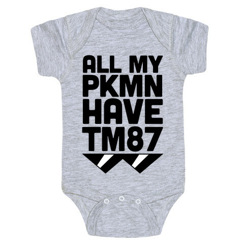 All My PKMN Have TM87 (Cool Shades) Baby One-Piece