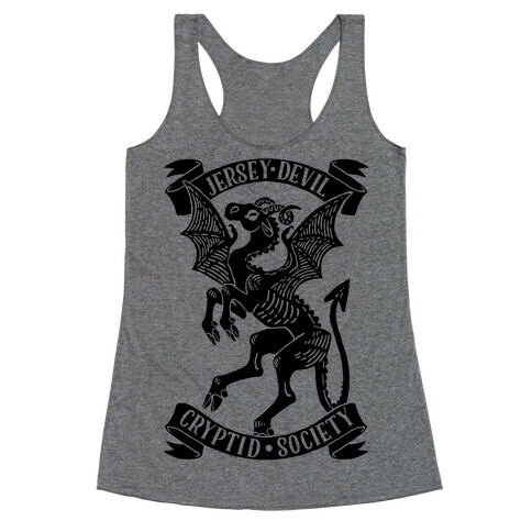 Jersey Devil Cryptid Society Racerback Tank Top