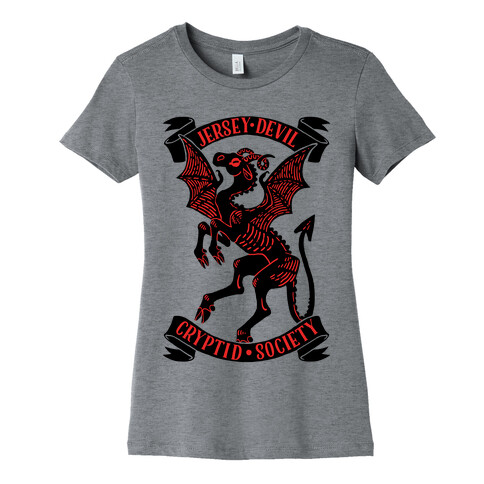 Jersey Devil Cryptid Society Womens T-Shirt