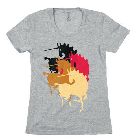 Unicorns Of The Apocalypse Womens T-Shirt
