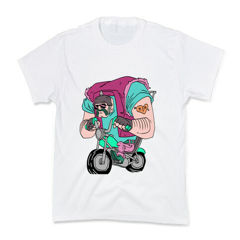 Biker Guy Kids T-Shirt